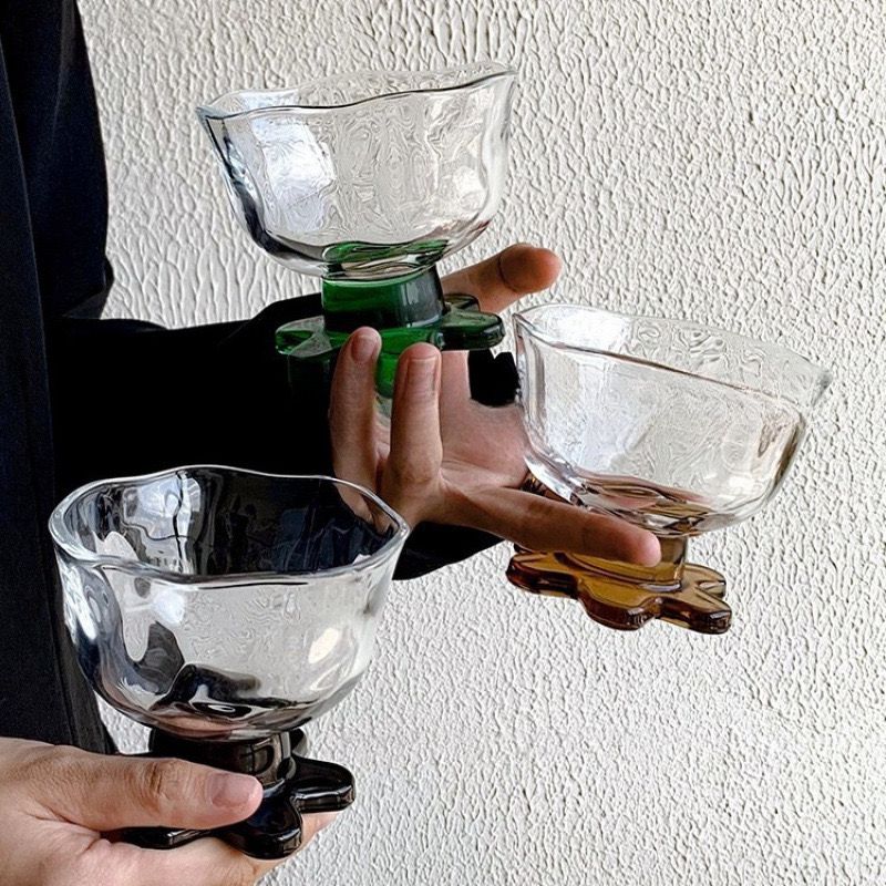 Playful Quirky Dessert Glass - Set Of 2