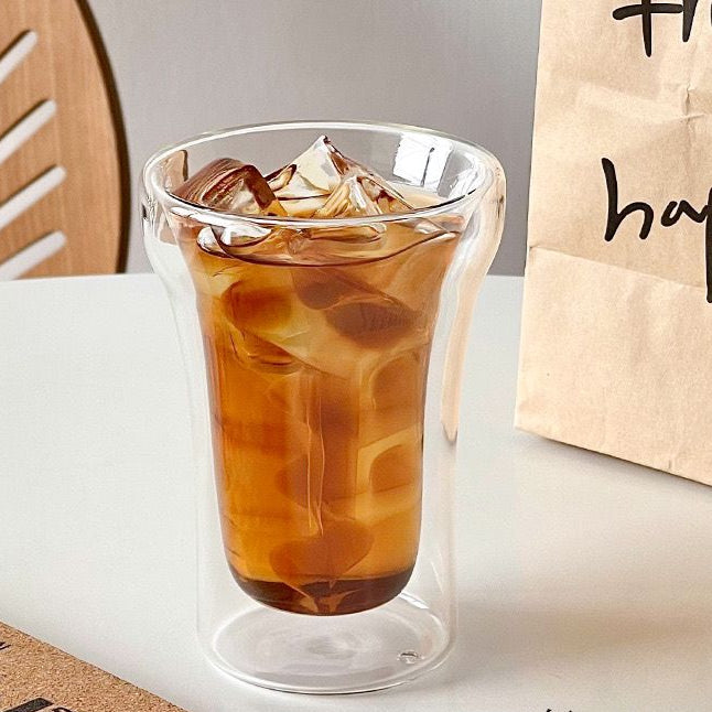 Double Wall Curved Glass - Set of 2