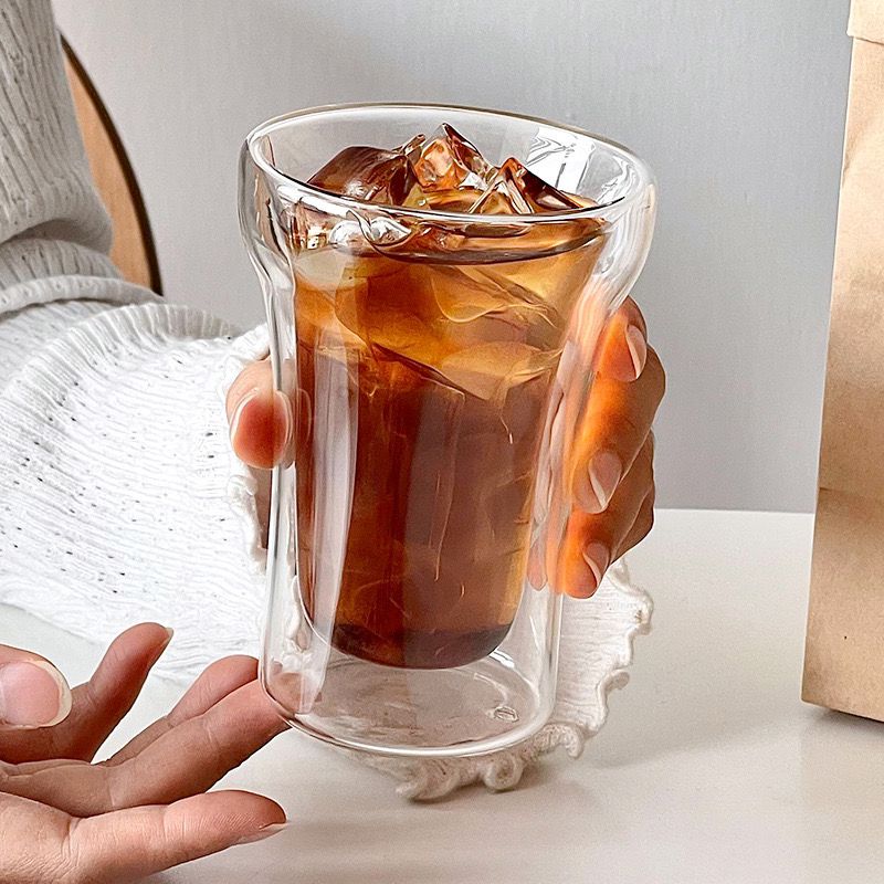 Double Wall Curved Glass - Set of 2