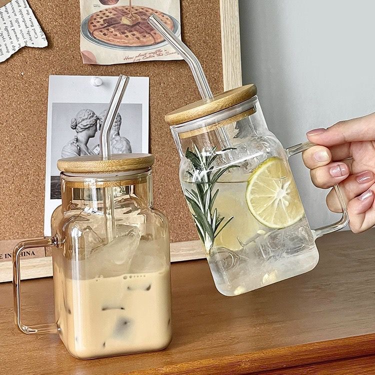 Wooden Lid Coffee Mug - Set Of 2