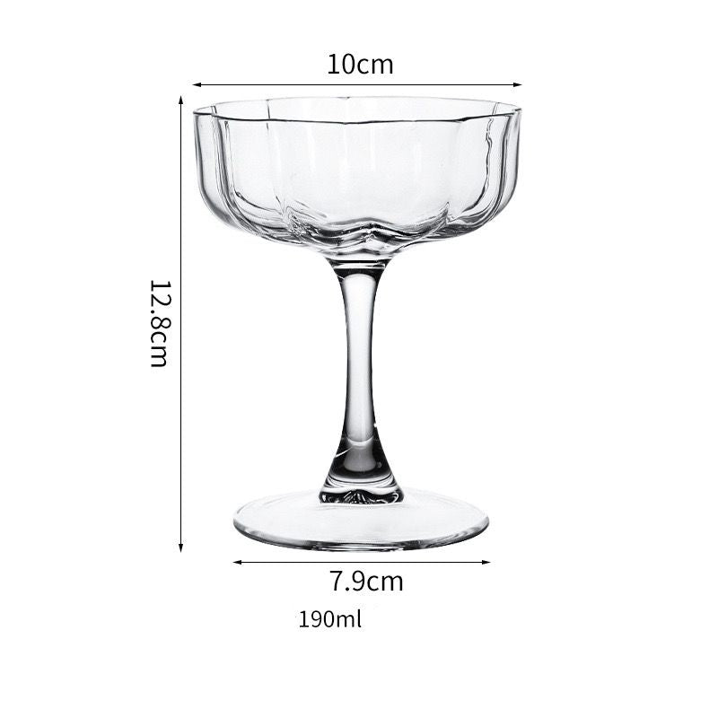 Blooming Coupe Glass - Set Of 6