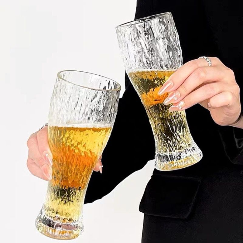 Textured Tall Glass - Set Of 6