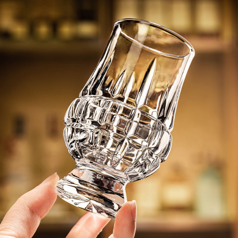 Diamond Cut Whiskey Tasting Glass - Set Of 6