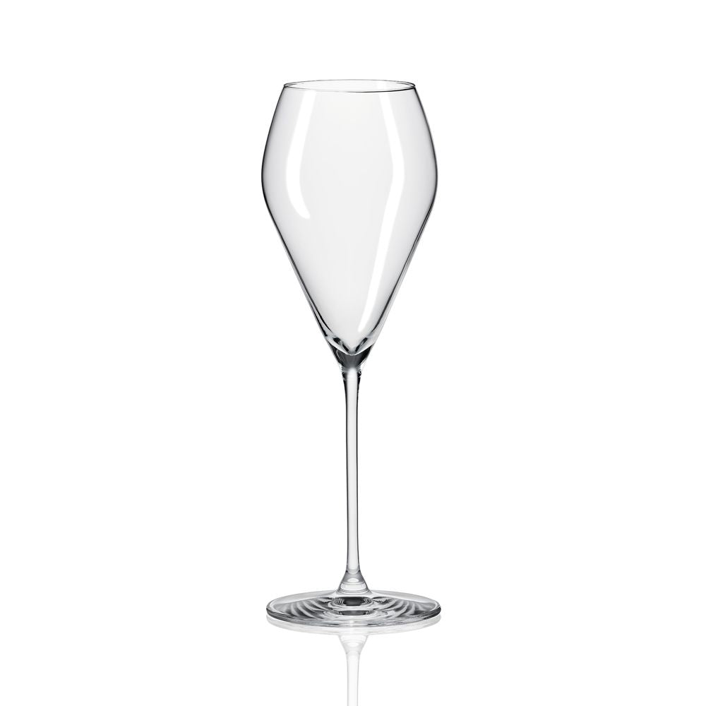 UNIVERSAL Crystal PROSECCO GLASS - Set Of 6 - Made In Slovakia