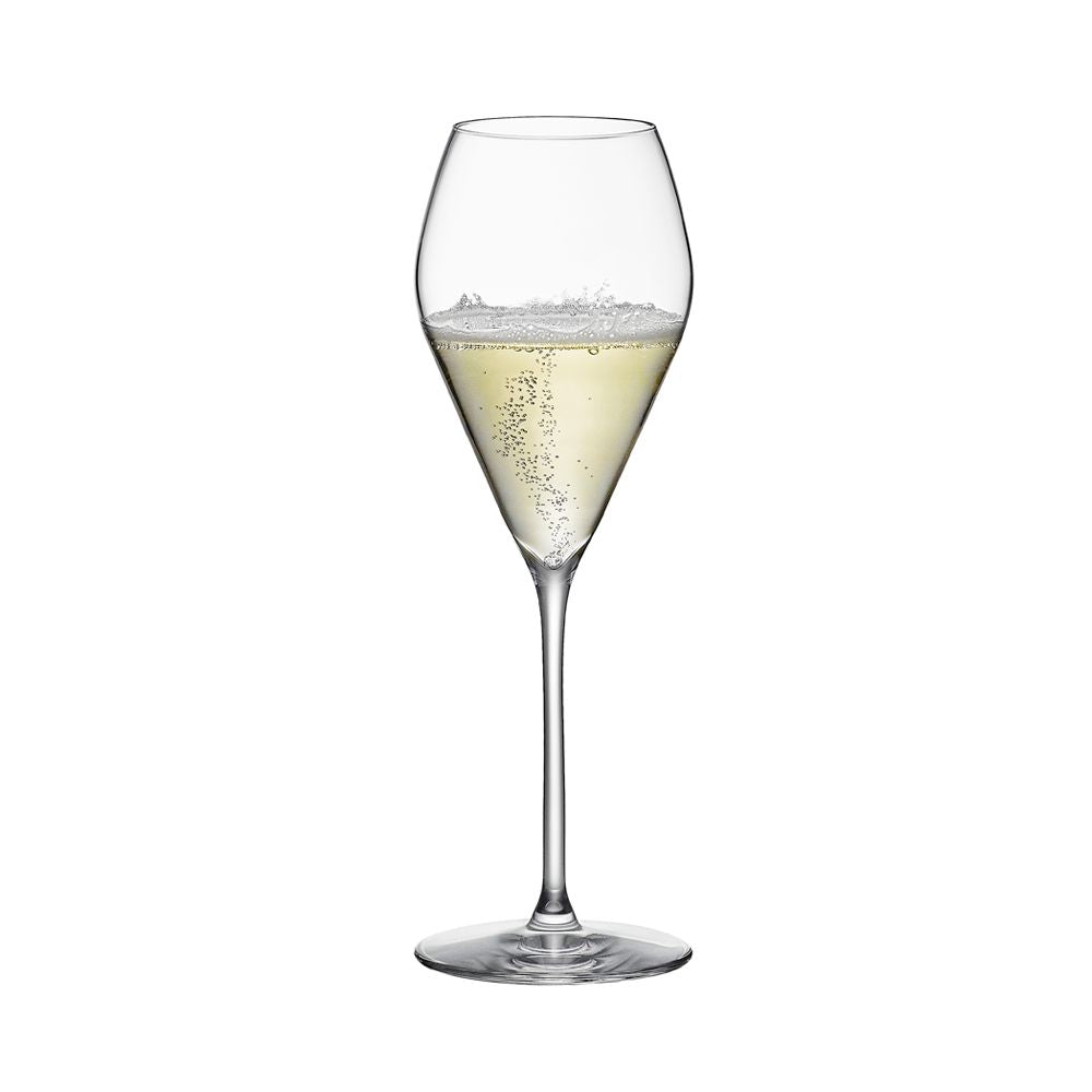 UNIVERSAL Crystal PROSECCO GLASS - Set Of 6 - Made In Slovakia