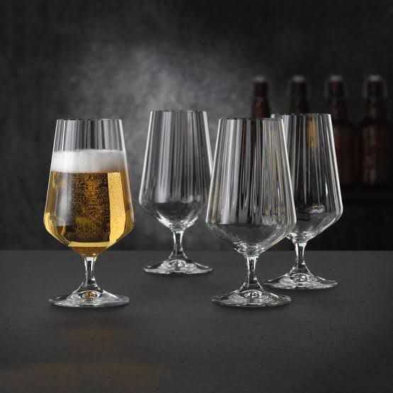 Celebration Crystal Beer Glass - Set Of 4 - Made In Germany