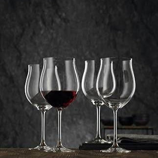Pinot Noir Crystal Wine Glass - Set Of 4  - Made In Germany
