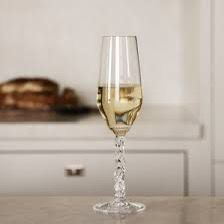 Pebbles Carat Crystal Champagne Glass - Set Of 6 -  Made In Germany