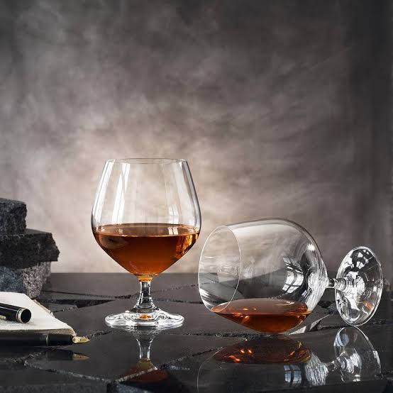 Dash Crystal Cognac Glass - Set Of 4 - Made In Germany