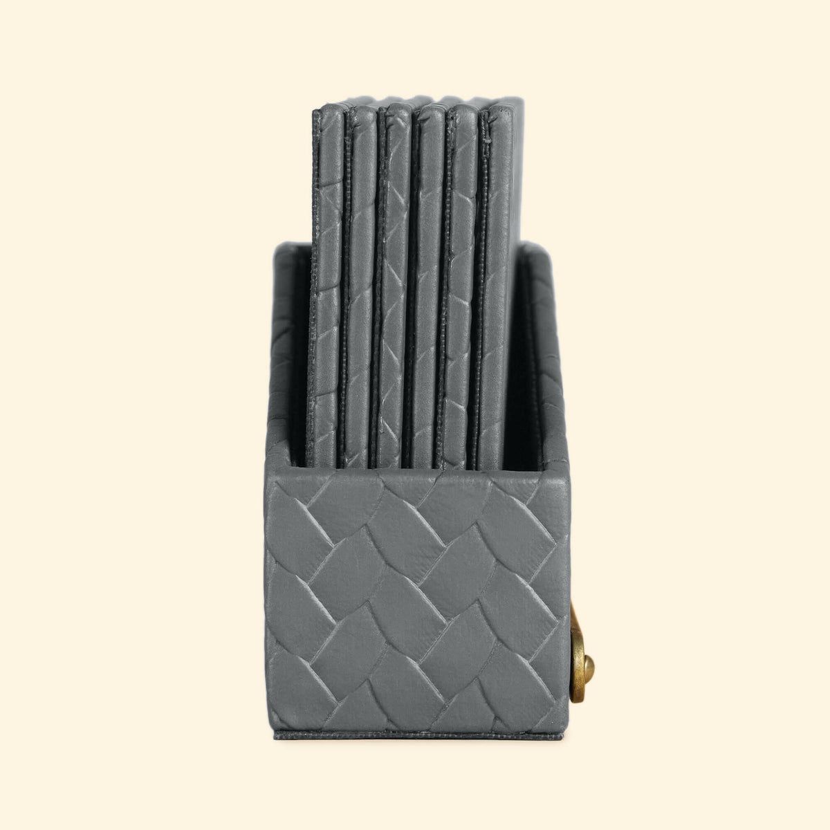 Leather Coasters - Set Of 6