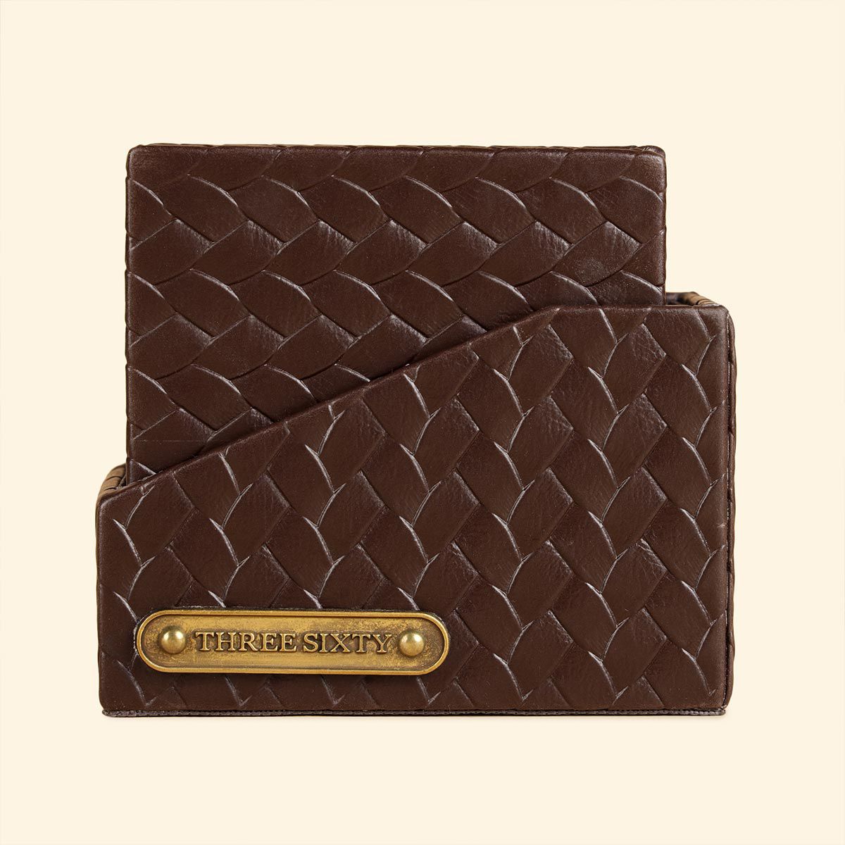 Leather Coasters - Set Of 6