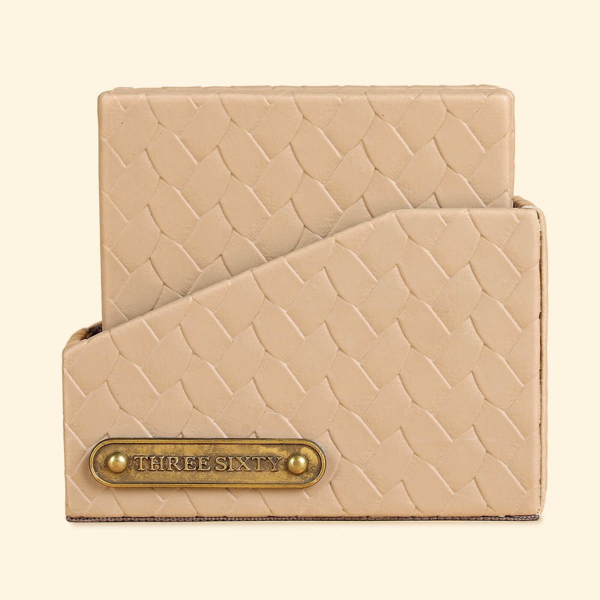 Leather Coasters - Set Of 6