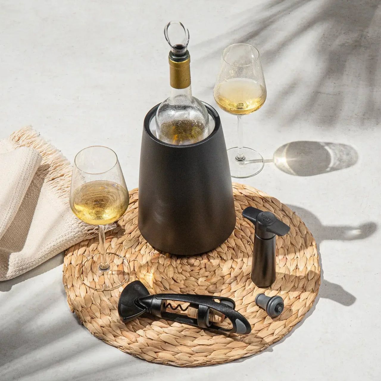 Wine Set Elegant By VacuVin ( 5 Pieces)