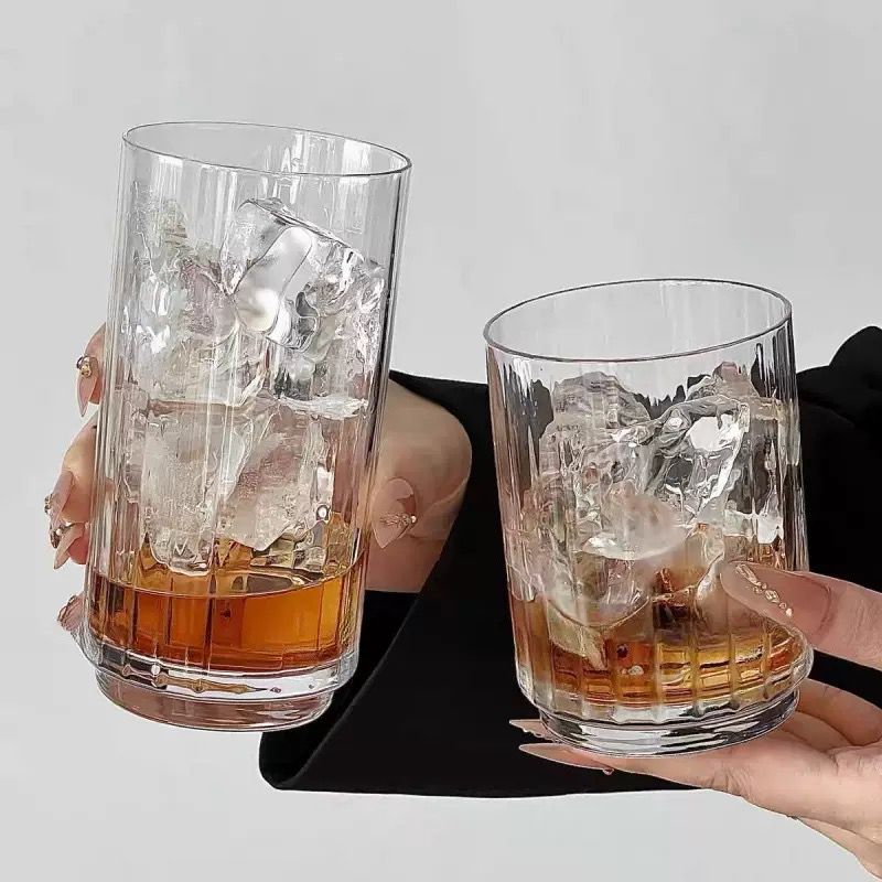 Verres Striped Crystal Glass - Set Of 6