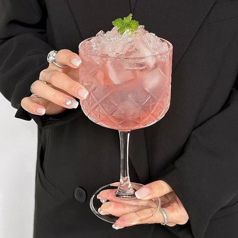 Stylish Stem Cocktail Glass - Set Of 4