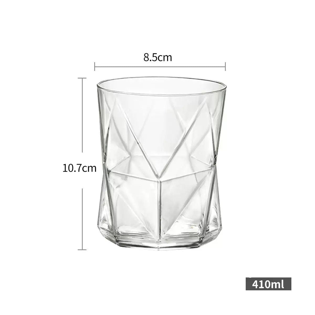 Geometric Drinking Glass - Set Of 6