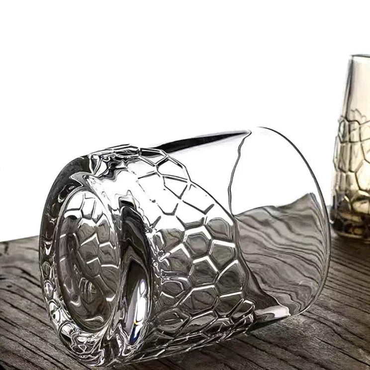 Carved Multi-Serve Drinking Glass - Set Of 6