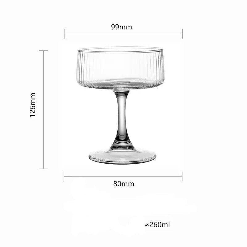 Stylish Coupe Cocktail Glass - Set Of 6