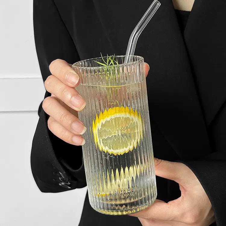 Classic Tall Glass with Stripes - Set Of 6