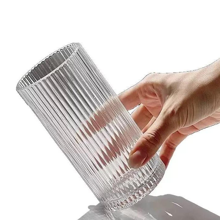 Classic Tall Glass with Stripes - Set Of 6