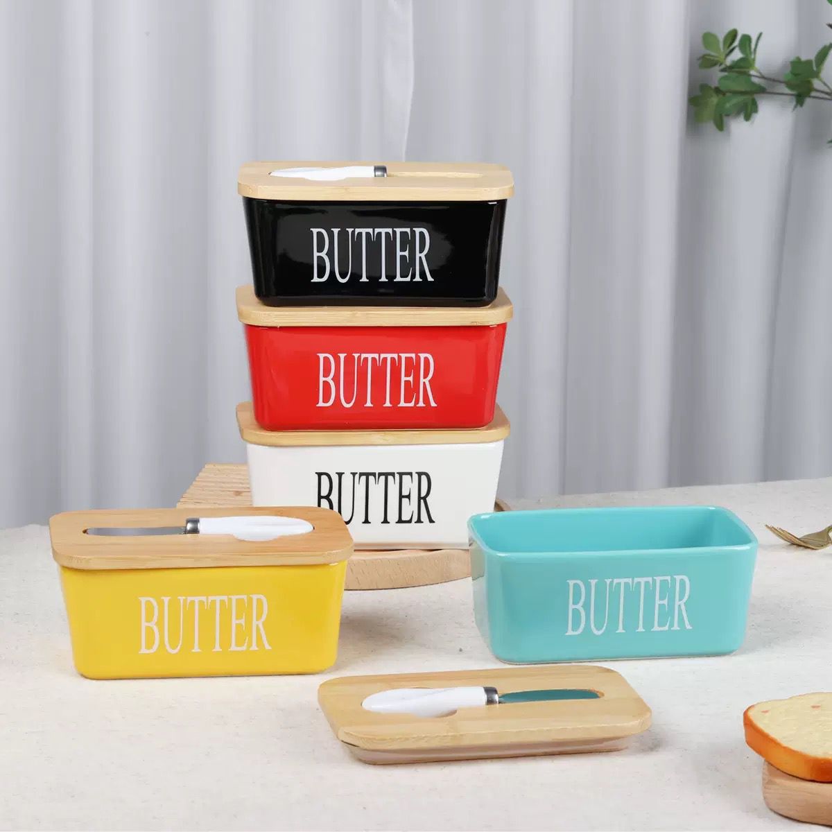 Butter Storage Box Knife