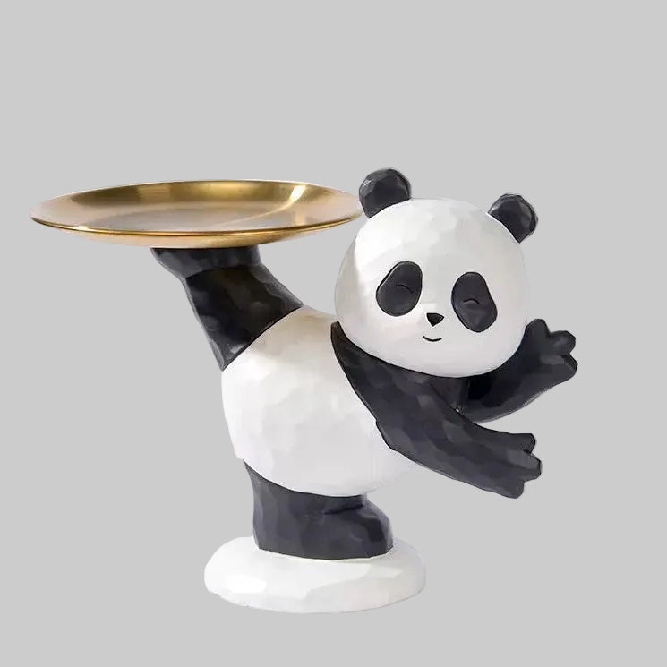 Playful Panda Accent Decor Piece