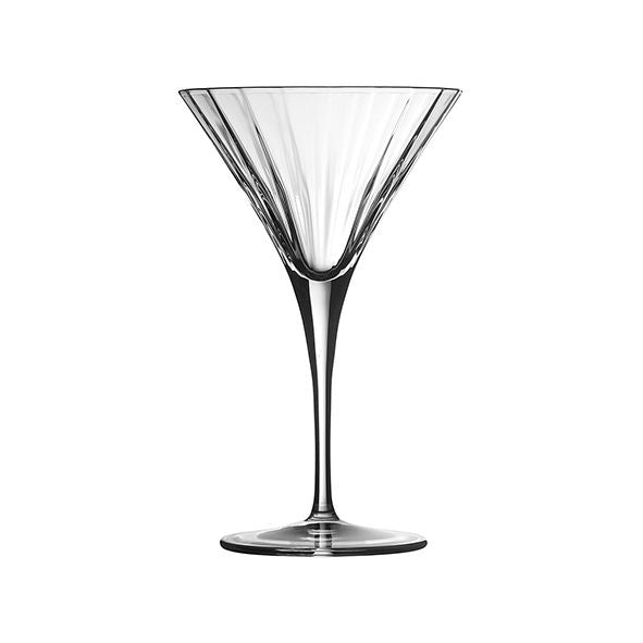 made in italy - bach martini crystal glass - set of 2