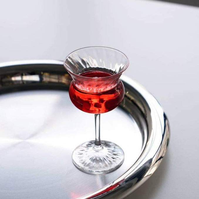 BLOOM crystal nick & nora Glass - Set of 2 - Made In Italy