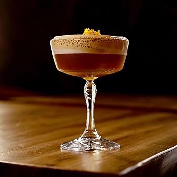 america's cocktail fizz crystal glass - set of 2 - made in italy