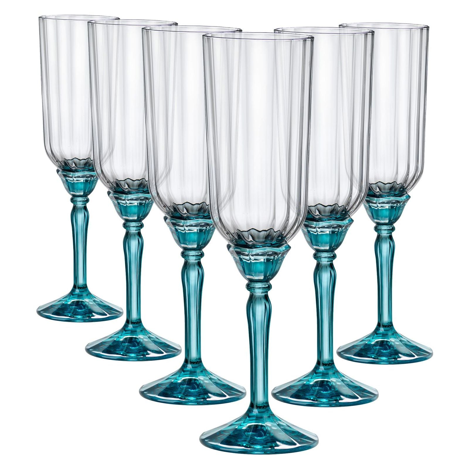 Made in italy - florian Prosecco  crystal glass - set of 2