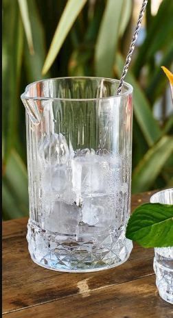 america's crystal mixing jar - made in italy