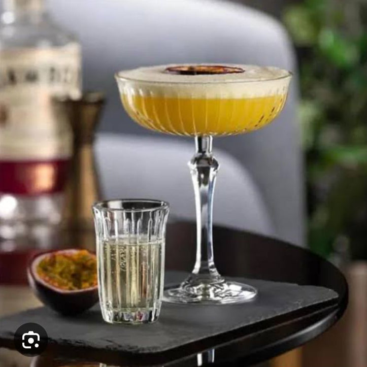 made in turkey - crystal joy coupe glass - set of 2