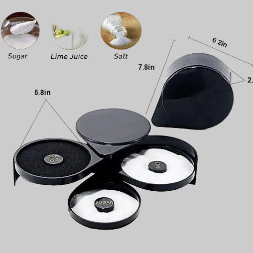 3-Tier Cocktail Rimmer Set