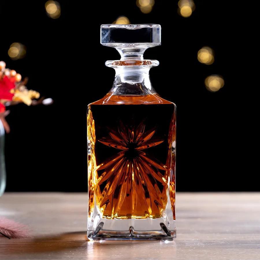 OASIS crystal WHISKY decanter -  Made in italy