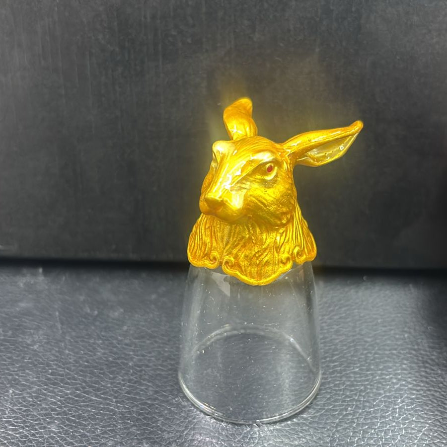 Safari Animal Head Shotglass - Set Of 6 (Gift Box)