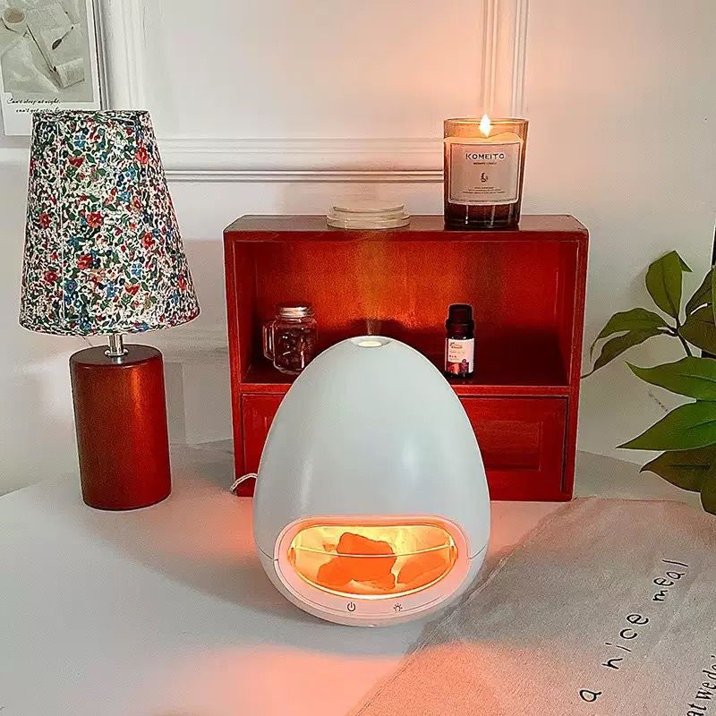 Natural Salt Lamp Humidifier/Diffuser