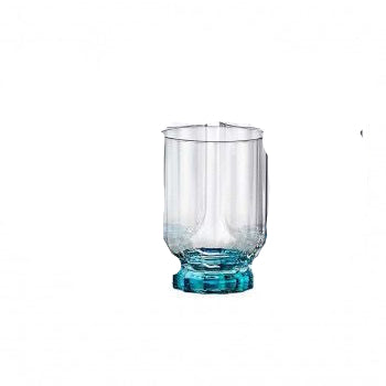 made in italy - florian cocktail crystal glass - set of 2