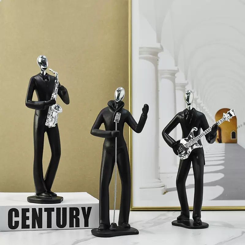 Musical Men Decor Sculpture