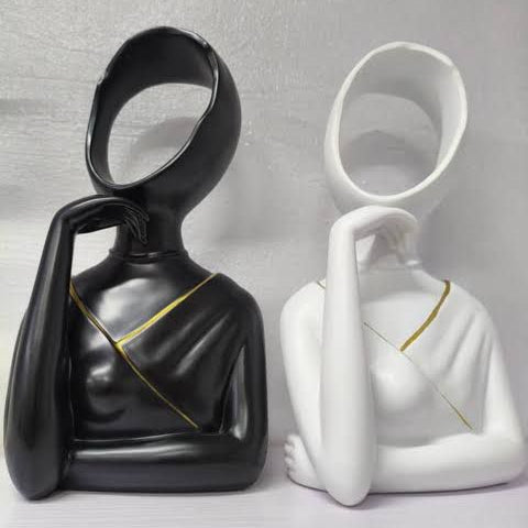 Abstract Thinking Lady Decor