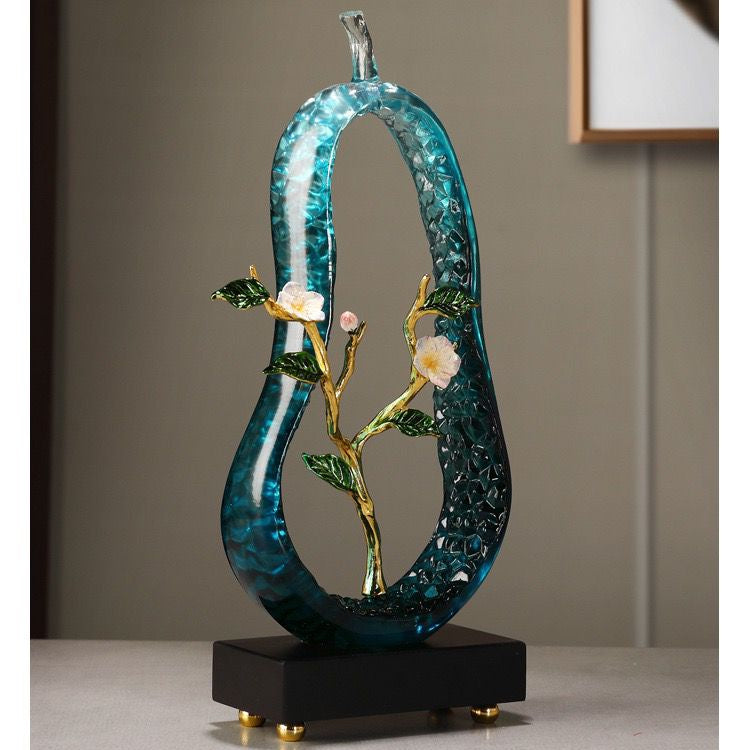 Floral Metal Art Sculpture