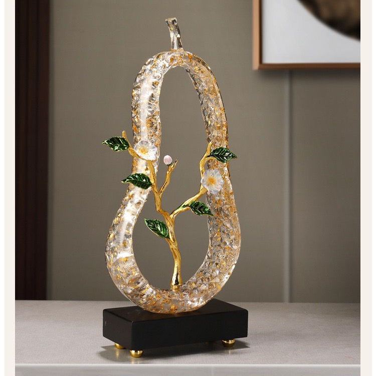 Floral Metal Art Sculpture
