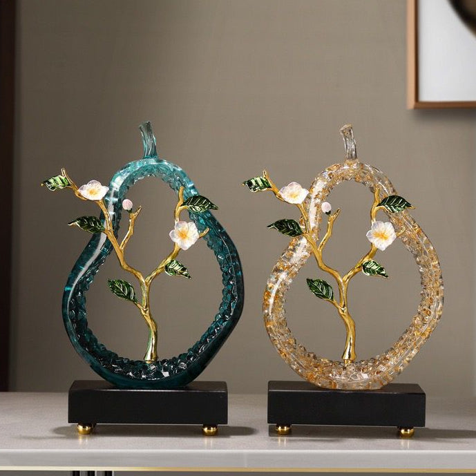 Floral Metal Art Sculpture