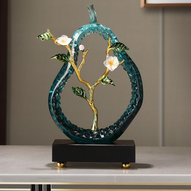 Floral Metal Art Sculpture