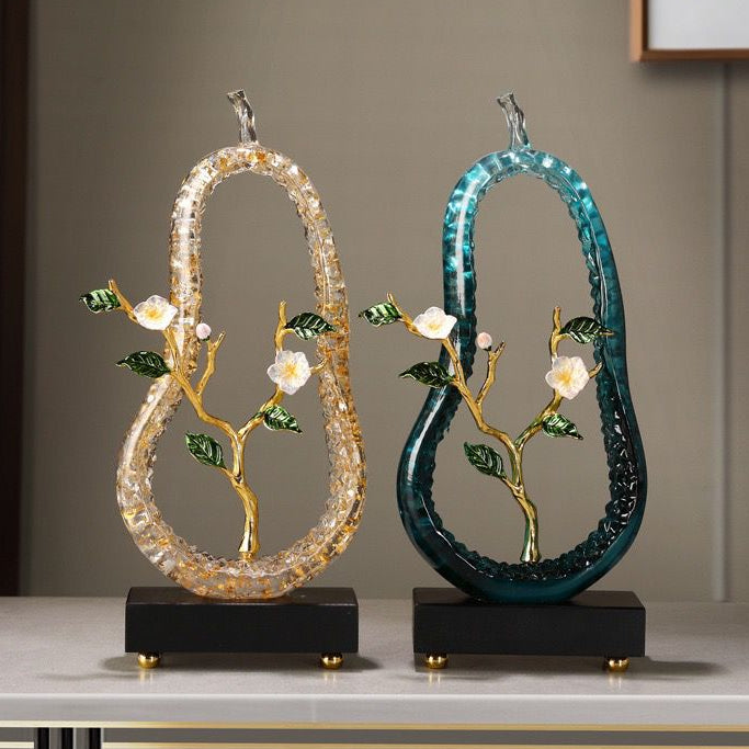 Floral Metal Art Sculpture