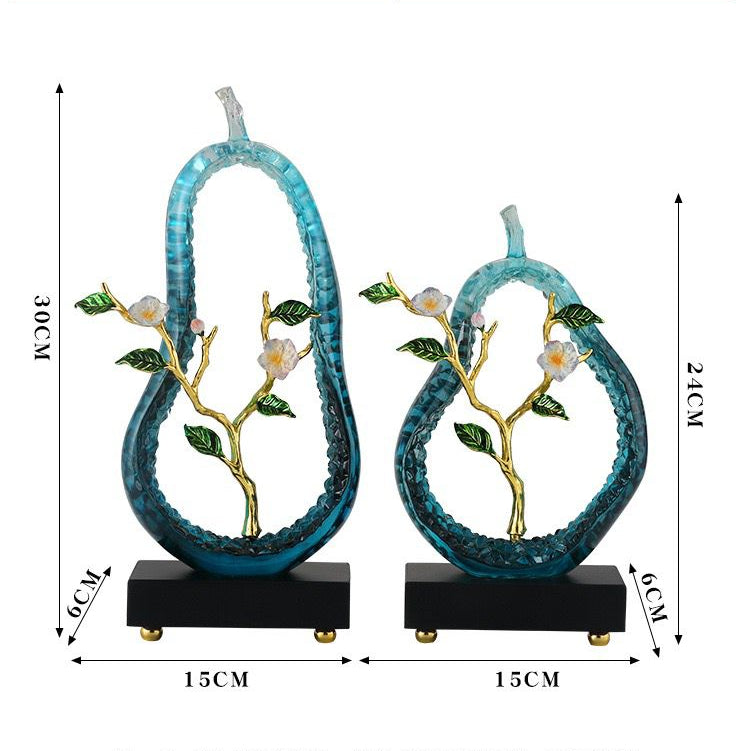 Floral Metal Art Sculpture