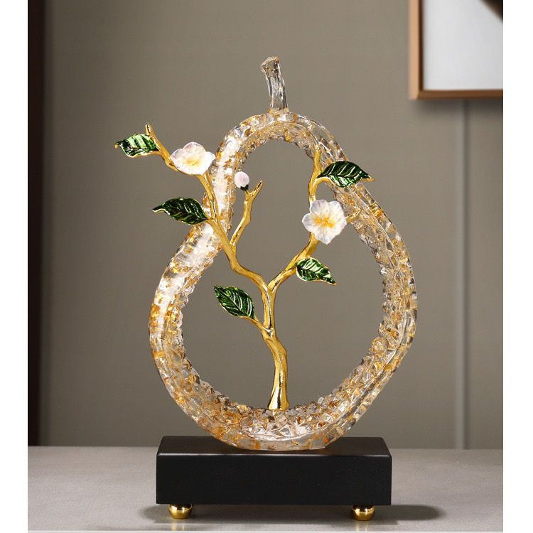 Floral Metal Art Sculpture