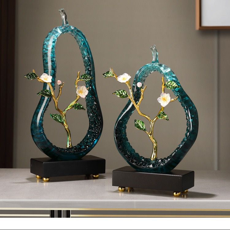 Floral Metal Art Sculpture