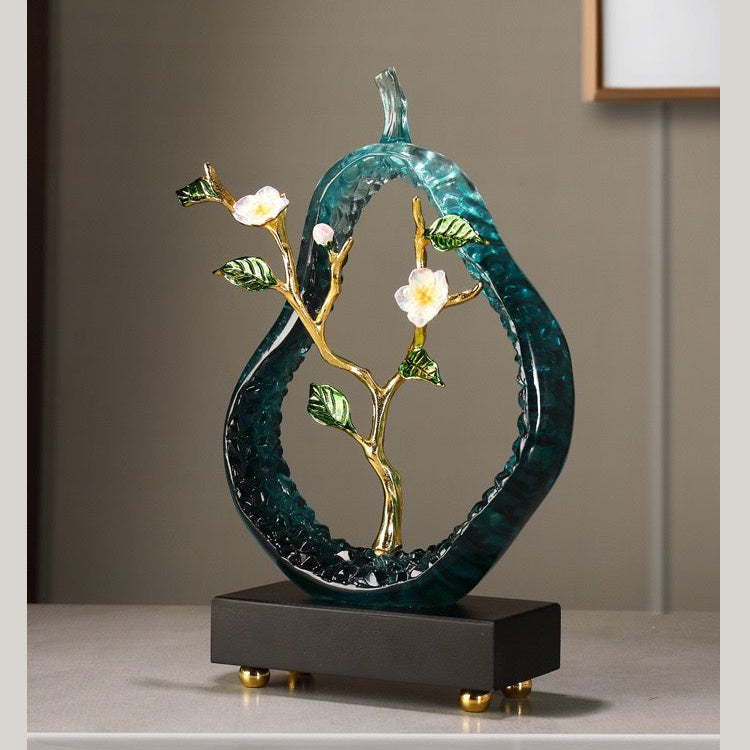 Floral Metal Art Sculpture
