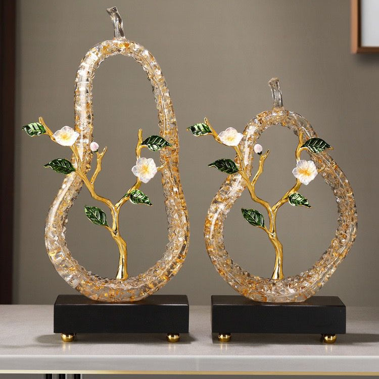 Floral Metal Art Sculpture