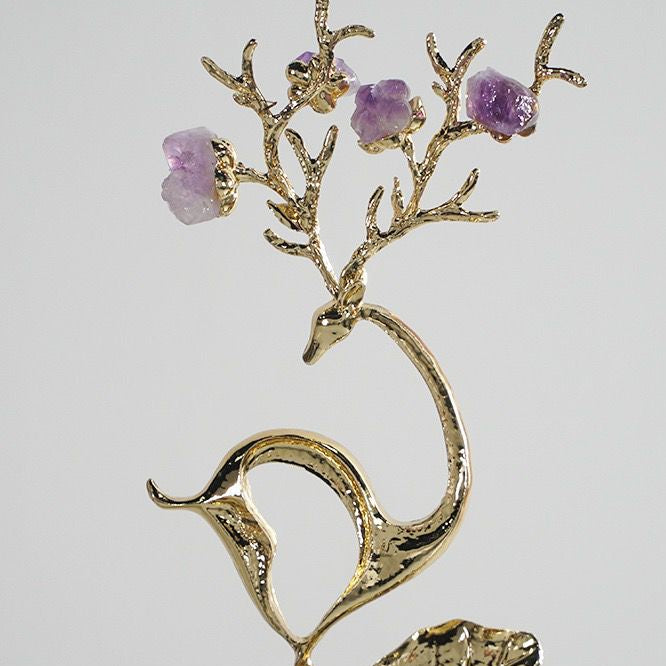 Amethyst Metal Frame Showpiece - Prebook Only